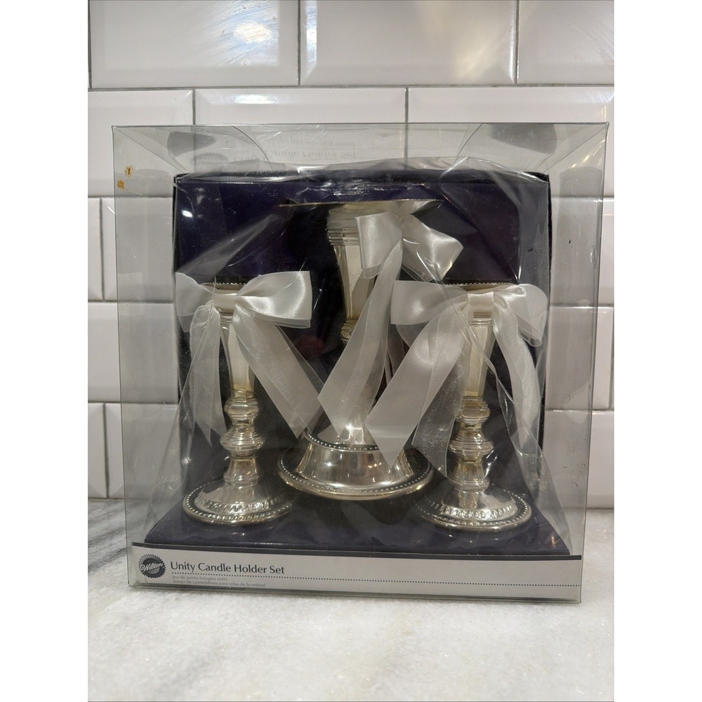 Unity Candle Holder Set by Wilton Industries 001